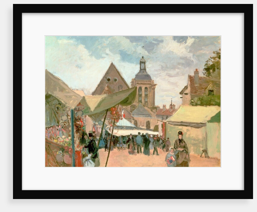 September Fete, Pontoise, 1872 by Camille Pissarro