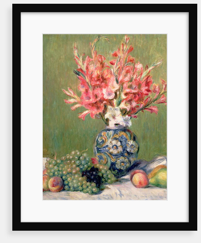 Still life of Fruits and Flowers, 1889 by Pierre Auguste Renoir