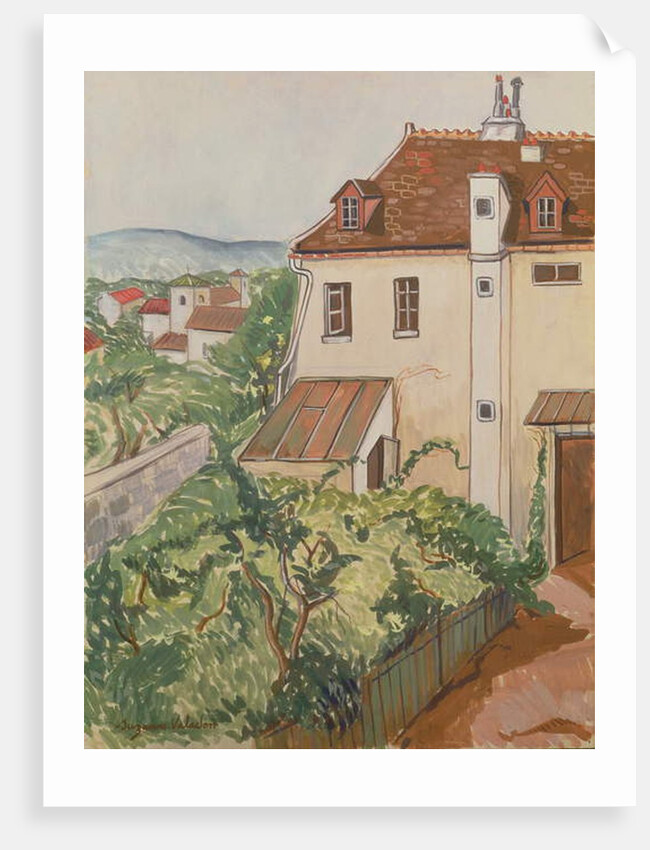 View of a Garden by Marie Clementine Valadon