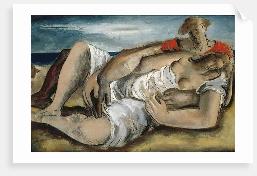 Lovers on the Beach, 1933 by Bernard Meninsky