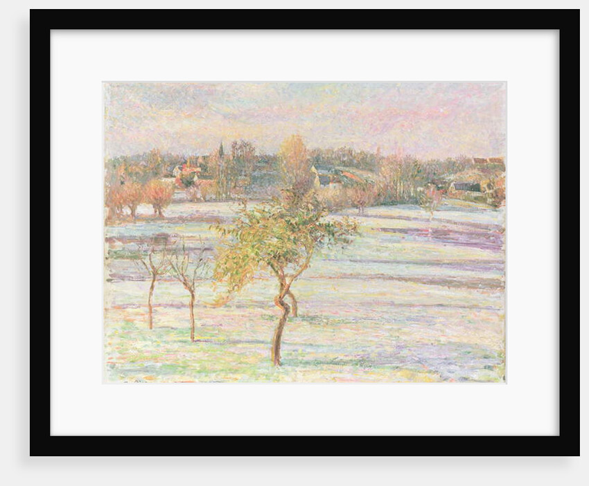 White Frost at Eragny, 1895 by Camille Pissarro