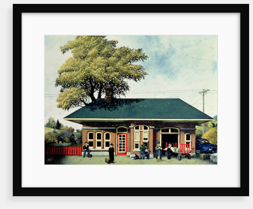 The Train Station, Autumn by Stephane Poulin