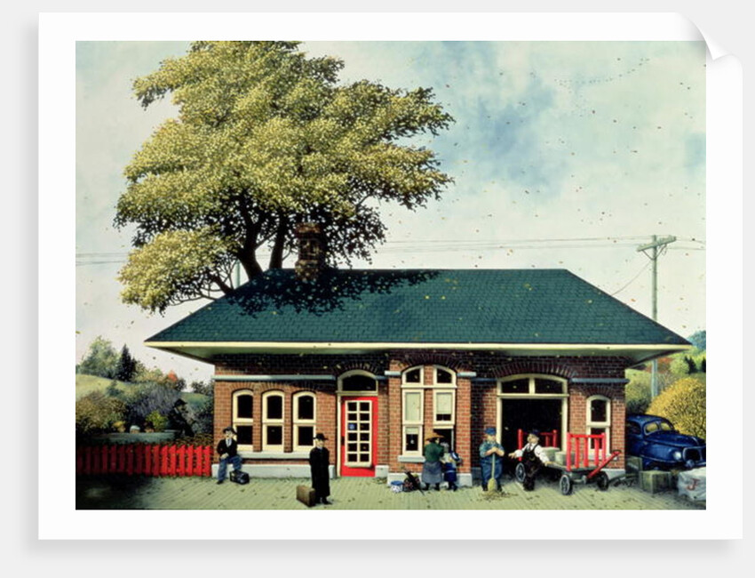 The Train Station, Autumn by Stephane Poulin