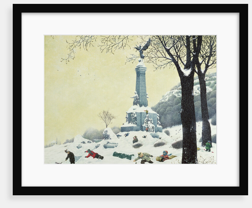 In the Park, Winter by Stephane Poulin