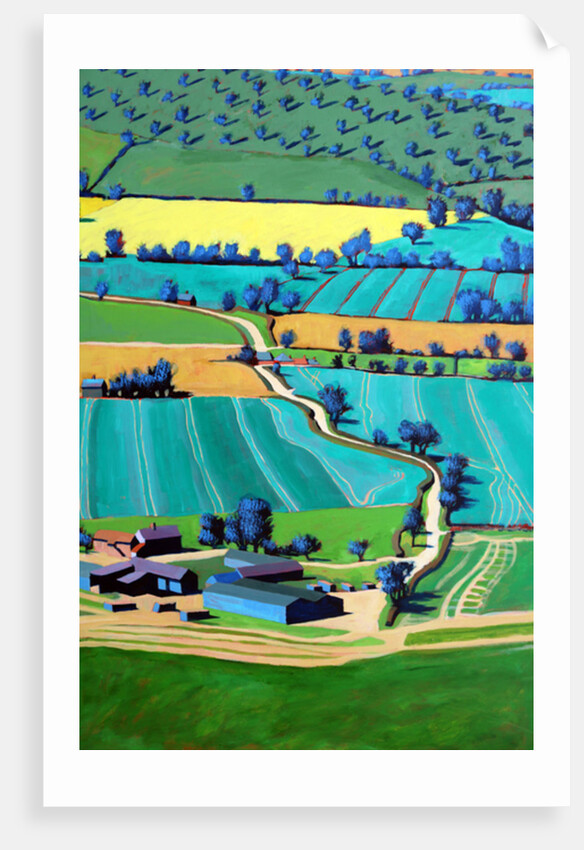 Country Lane Summer III, 2016 by Paul Powis