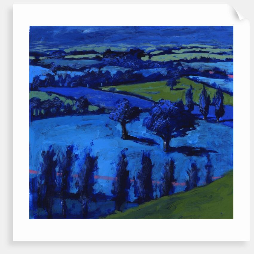 Blue landscape, 2009 by Paul Powis