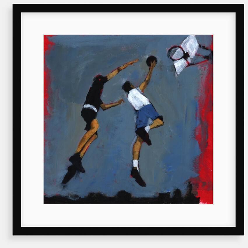 Basketball players, 2009 by Paul Powis