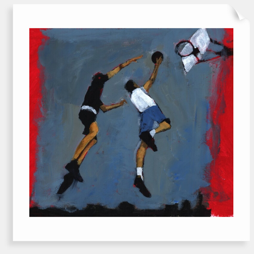 Basketball players, 2009 by Paul Powis