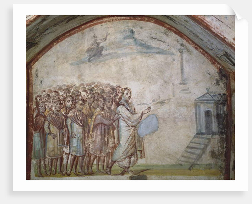 The Raising of Lazarus, Catacombs of Via Latina, Rome by Roman Roman