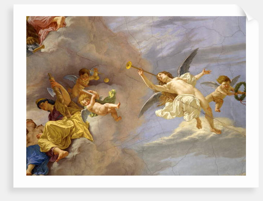 Detail of the ceiling by Cesare Mariani