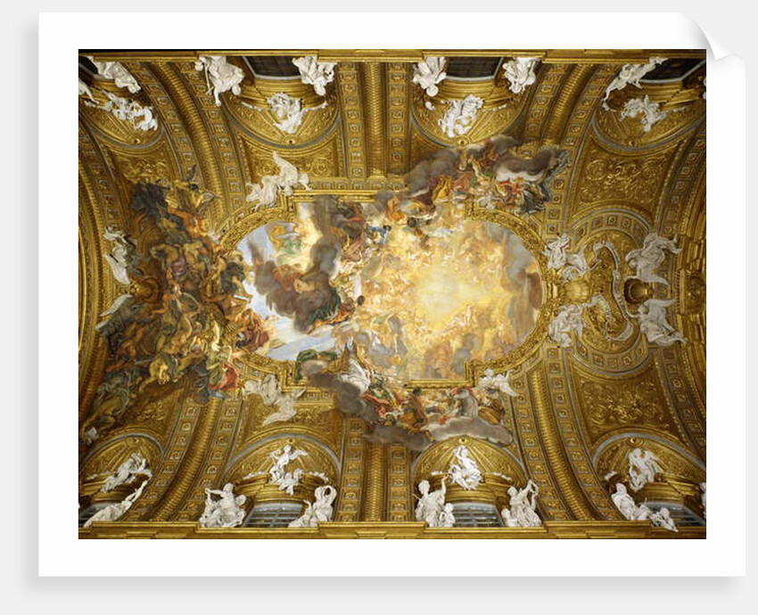 The Triumph of the Sacred Name of Jesus, Church of the Gesù, Rome by Il Baciccio