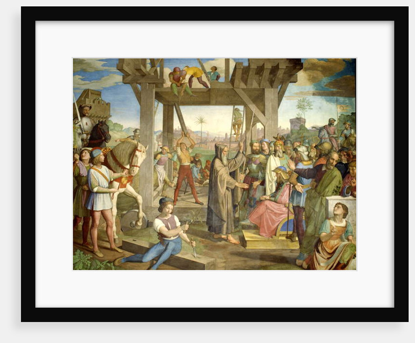 Preparations for the assault on Jerusalem by Friedrich Overbeck