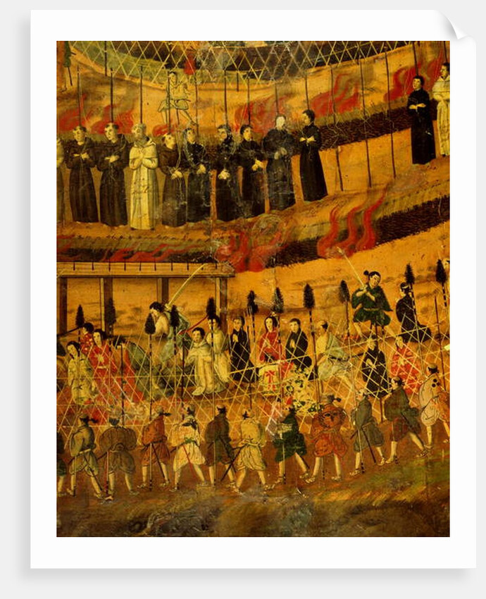 Detail from The Martyrdom of the Jesuits in Japan in 1622 by Unknown Artist