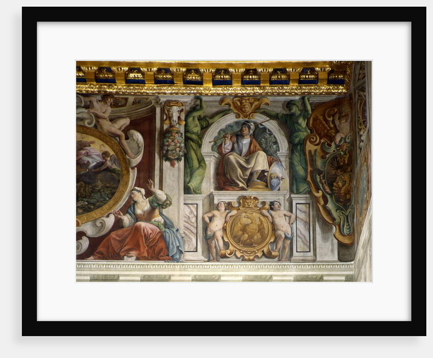 Detail from the Palace Hall fresco, Quirinal Palace, Rome by Giovanni Lanfranco