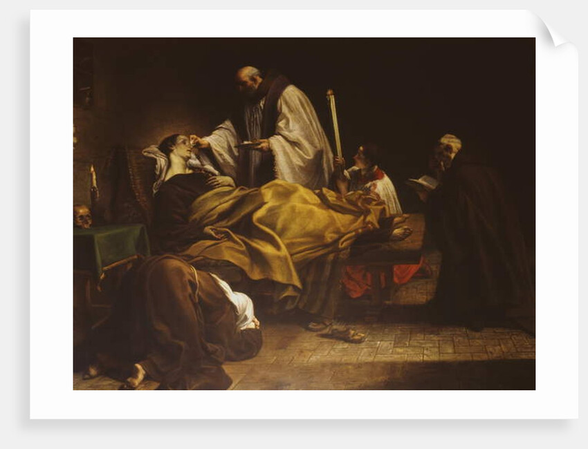The Death of Saint Margaret of Cortona by Marco Benefial