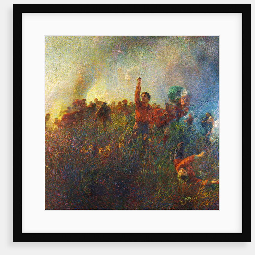 The Red Vanguard of Argonne by Plinio Nomellini