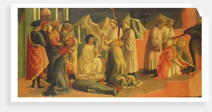 Story of Saint Sylvester by Francesco di Stefano Pesellino