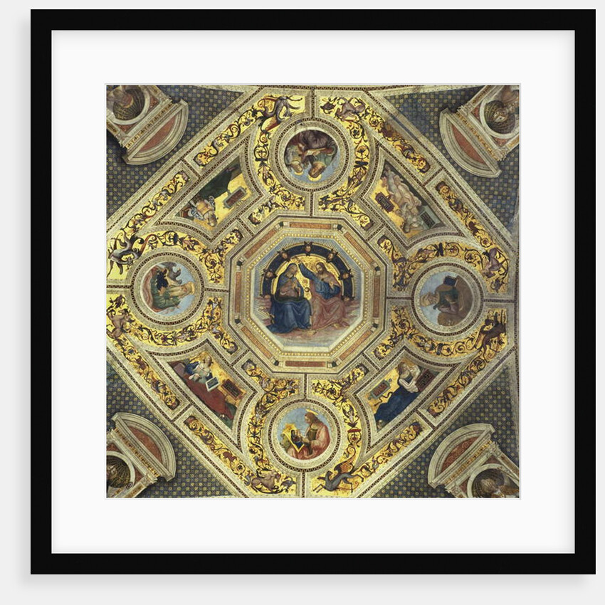 Vault of the Presbytery, Santa Maria del Popolo, Rome, c.1484-92 by Bernardino di Betto Pinturicchio