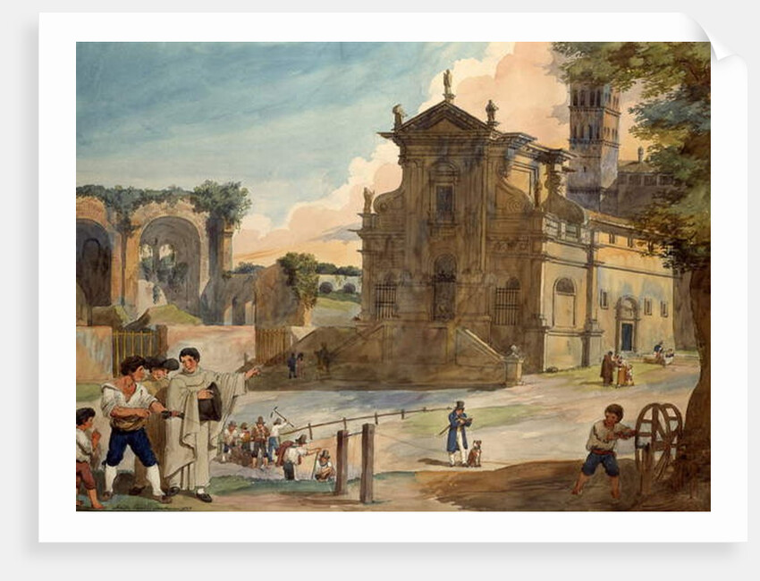 Facade of the Church of St. James of the Incurables, 1833 by Achille Pinelli