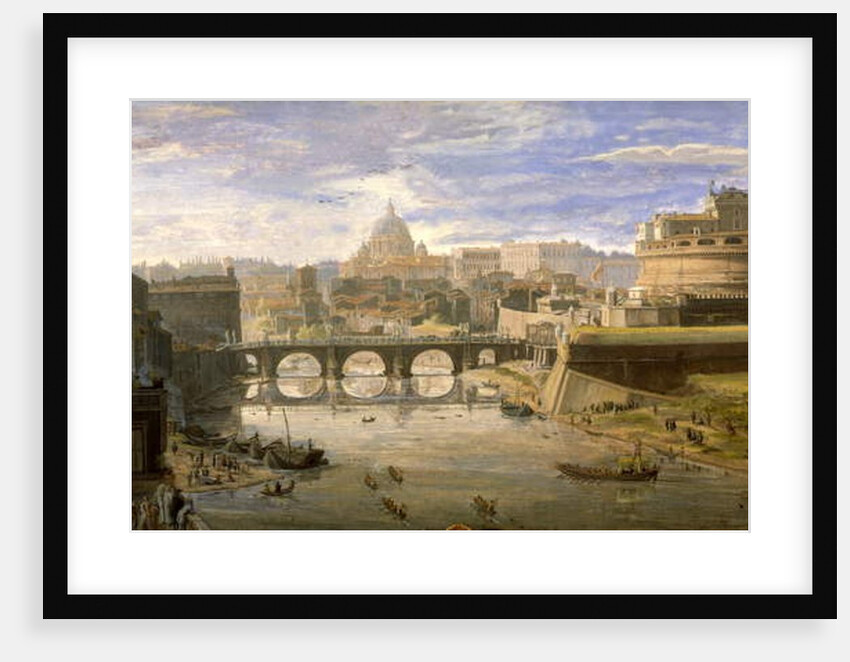 Ponte Sant'Angelo, Rome by Gaspar van Wittel