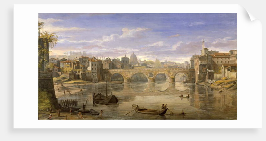 Ponte Sisto, Rome by Gaspar van Wittel