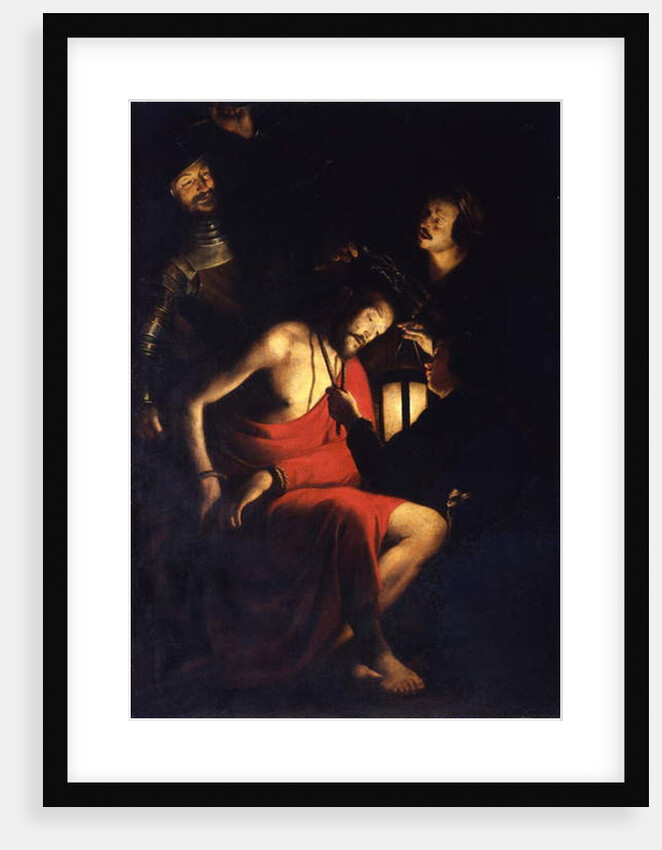 Crowning with Thorns in the Light of a Lantern by Trophime Bigot