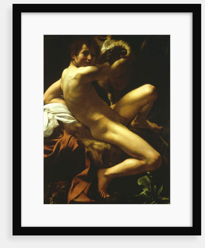 St John the Baptist, 1602 by Michelangelo Merisi da Caravaggio