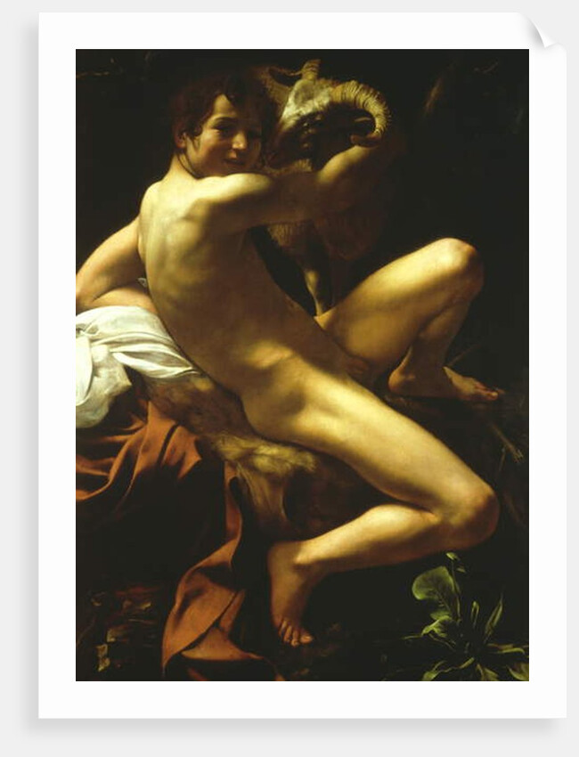 St John the Baptist, 1602 by Michelangelo Merisi da Caravaggio