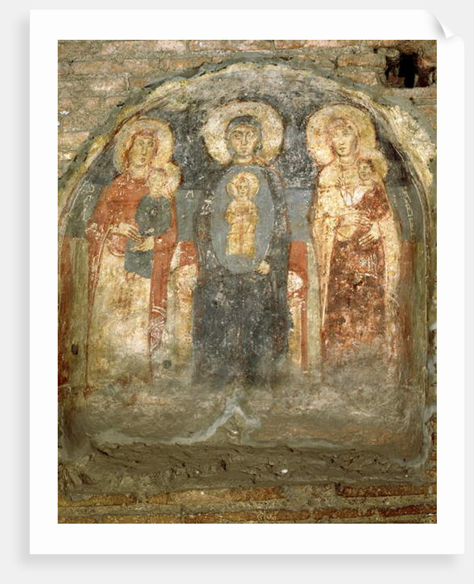 Madonna and Child with Saints Anne, Elizabeth and John the Baptist by School Italian