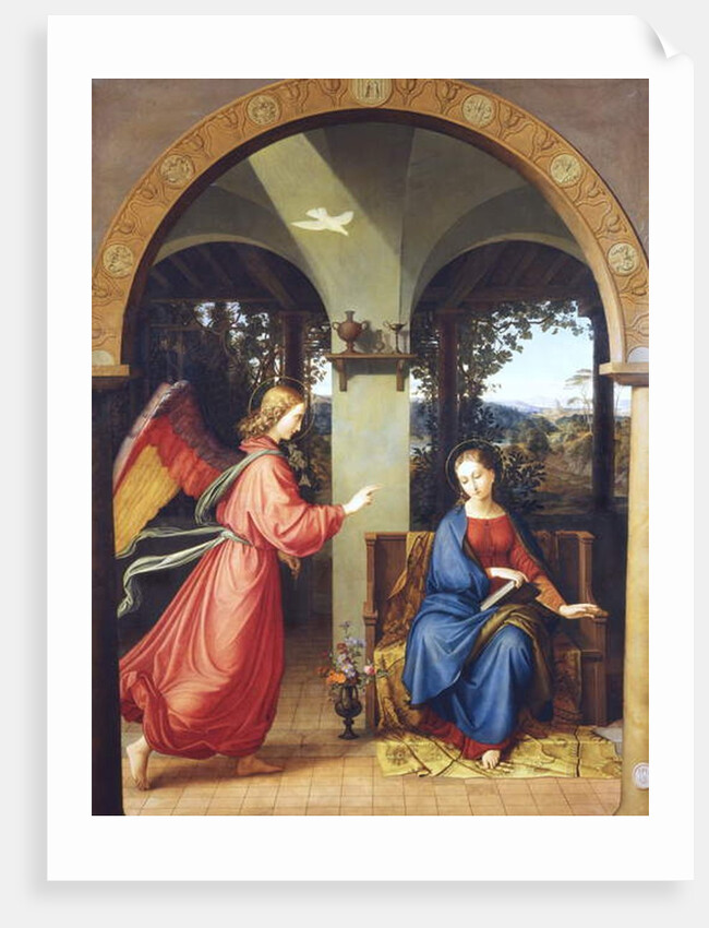 Annunciation, 1818 by Julius Schnorr von Carolsfeld