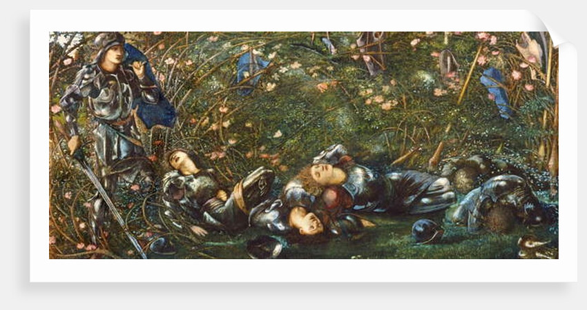 The Prince enters the Briar Wood by Edward Coley Burne-Jones