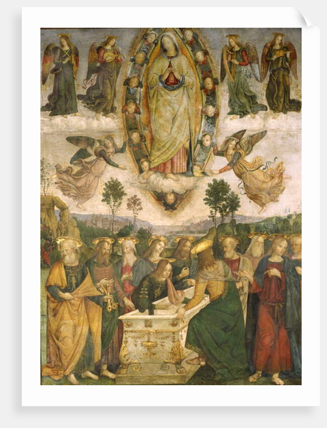 The Assumption of the Virgin by Bernardino di Betto Pinturicchio