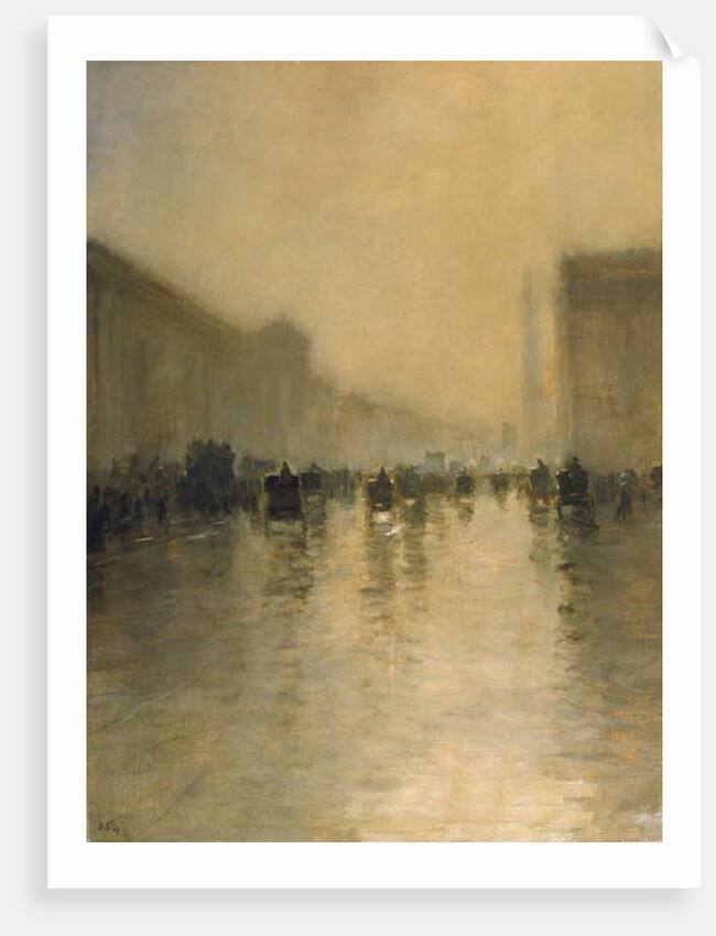 Foggy Day in London by Giuseppe or Joseph de Nittis
