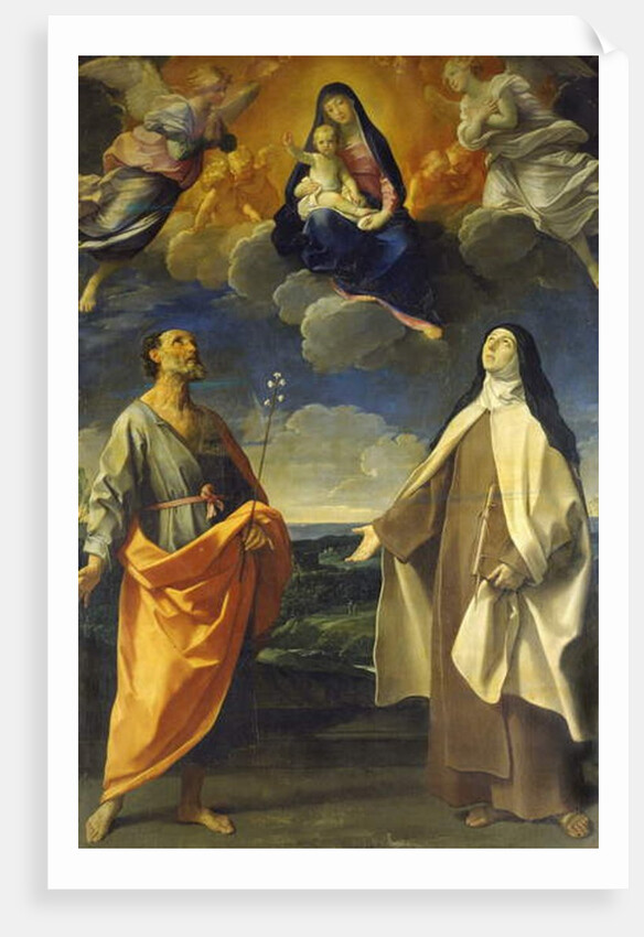 The Virgin and Child with Saint Anthony and Saint Teresa by Guido Reni