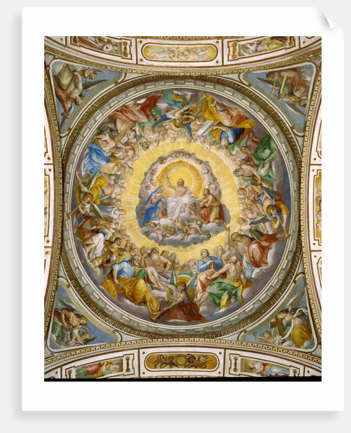 Interior of the dome of the Salviati Chapel, San Gregorio Magno al Celio, c.1600-03 by Giovanni Battista Ricci