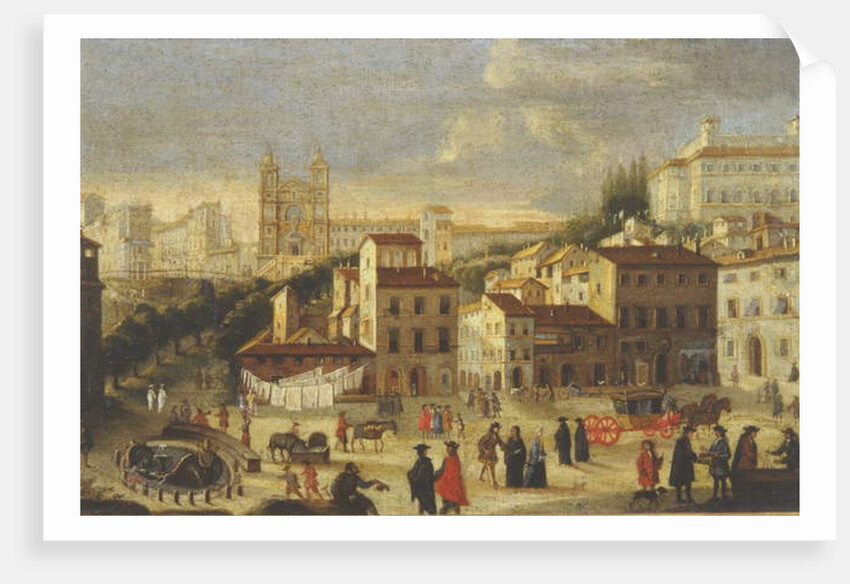 Piazza di Spagna e Trinita dei Monti by Italian School