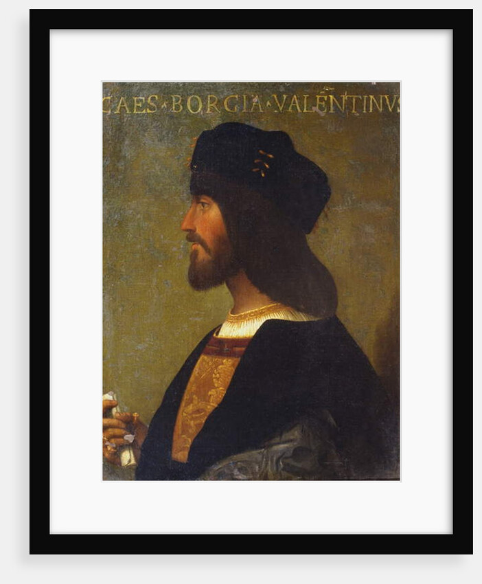 Portrait of Cesare Borgia by Italian School