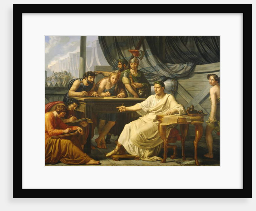 Caesar Dictating his Commentaries by Pelagio Palagi