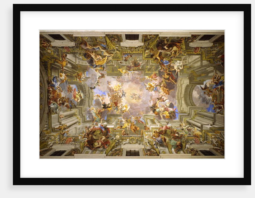 Entry of St Ignatius into Paradise, 1685-94 by Andrea Pozzo