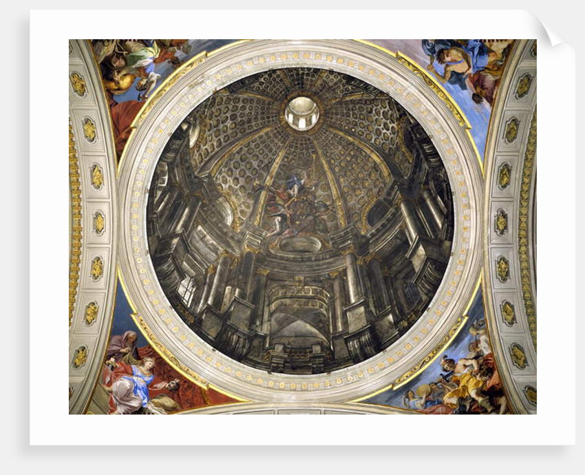 Dome of the Church of St Ignatius, 1685 by Andrea Pozzo