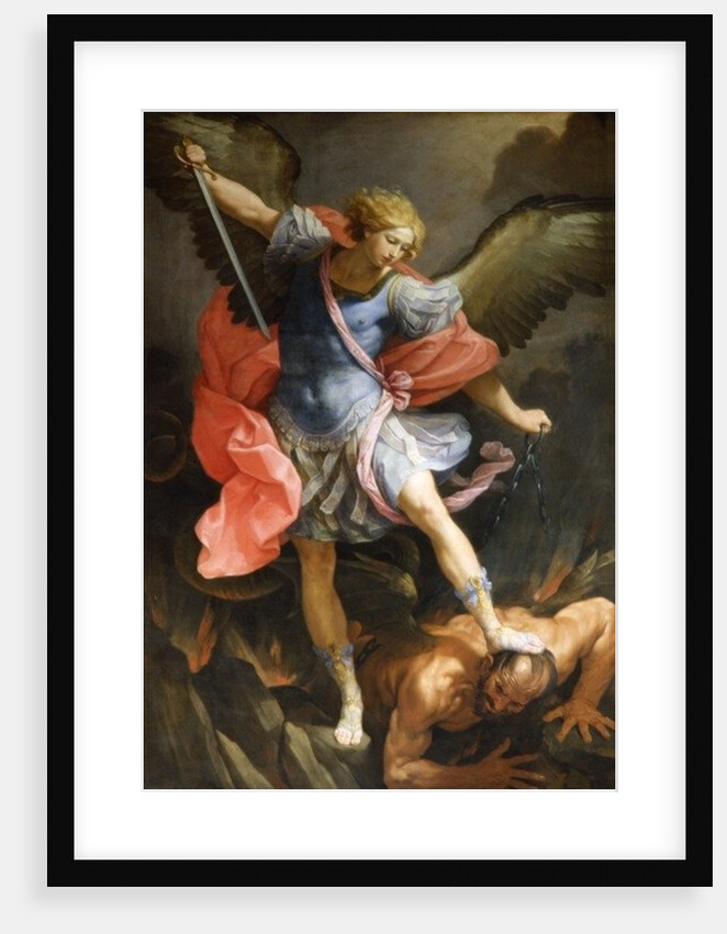 Archangel Michael Defeating Satan, c.1636 by Guido Reni