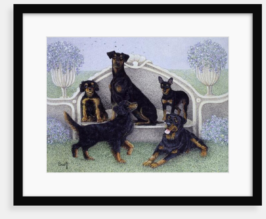 Tea on the terrace by Pat Scott