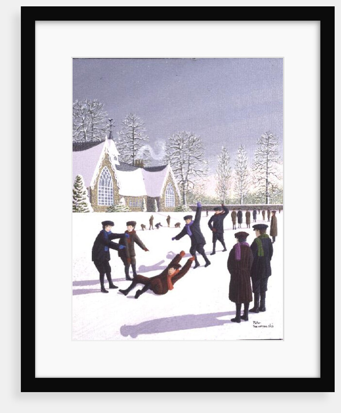 School Yard Sliding by Peter Szumowski