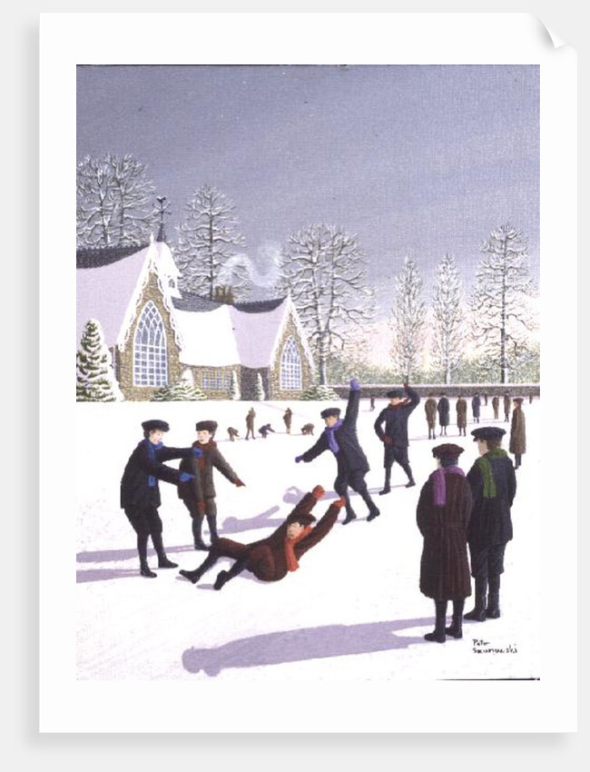 School Yard Sliding by Peter Szumowski