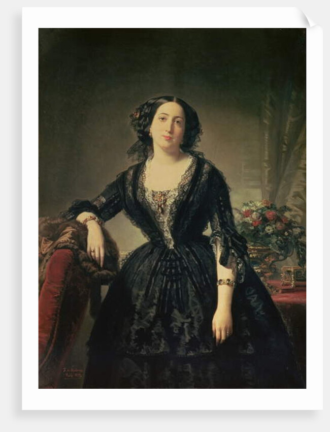 Portrait of Maria Dolores Aldama, Marquesa de Montelo, 1855 by Federico de Madrazo y Kuntz