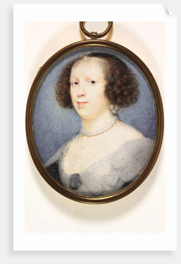 Unfinished portrait of a lady by David Des Granges