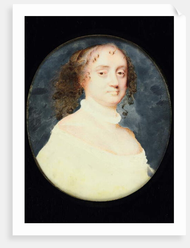 Portrait of a Lady Called Barbara Villiers, Countess Of Suffolk by Samuel Cooper