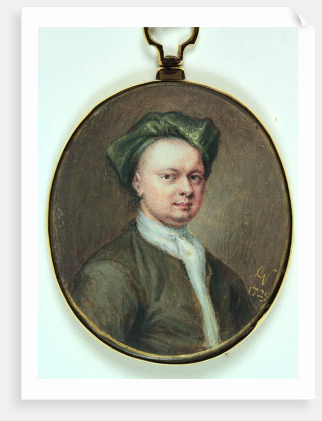 Self portrait, 1729 by George Vertue