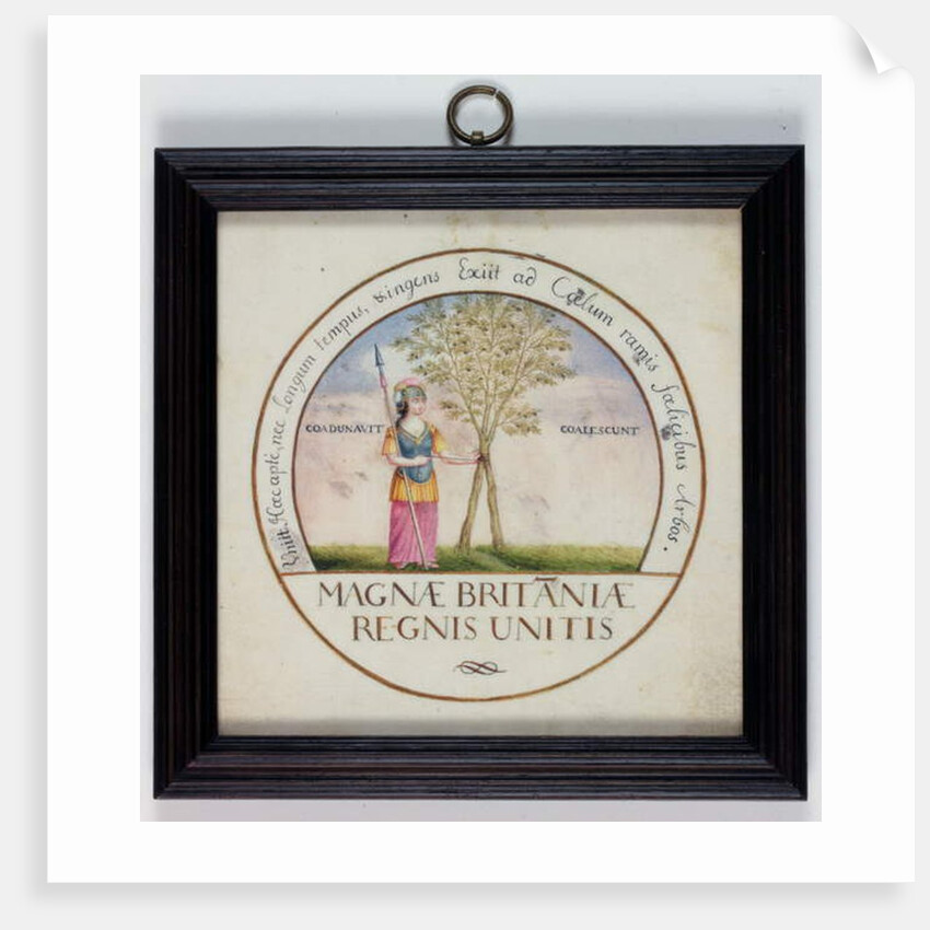 Emblem of the Union of England and Scotland, 1707 by Pierre Violier