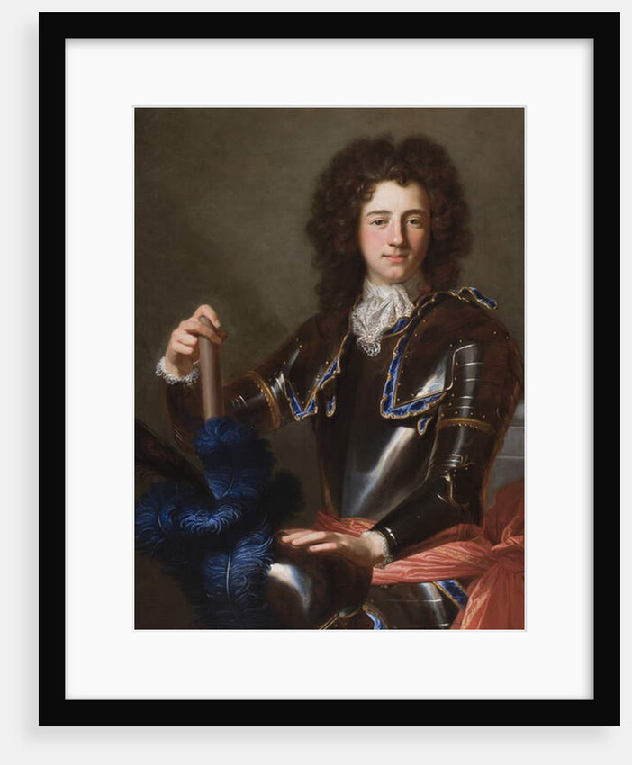 Detail of portrait of Henry Bentinck, later 1st Duke of Portland, 1699 by Hyacinthe Francois Rigaud